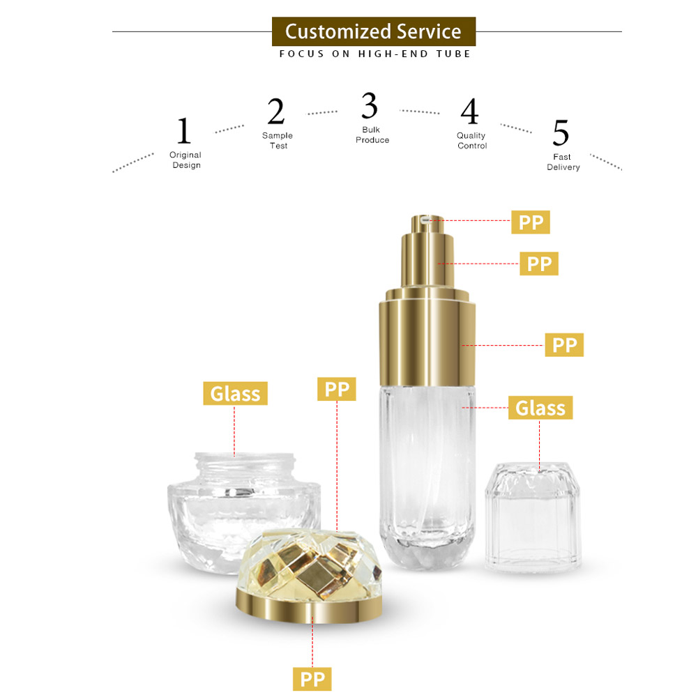 40ml 100ml Glass Bottles for Cosmetics 40ml 100ml Glass Bottles for Cosmetics