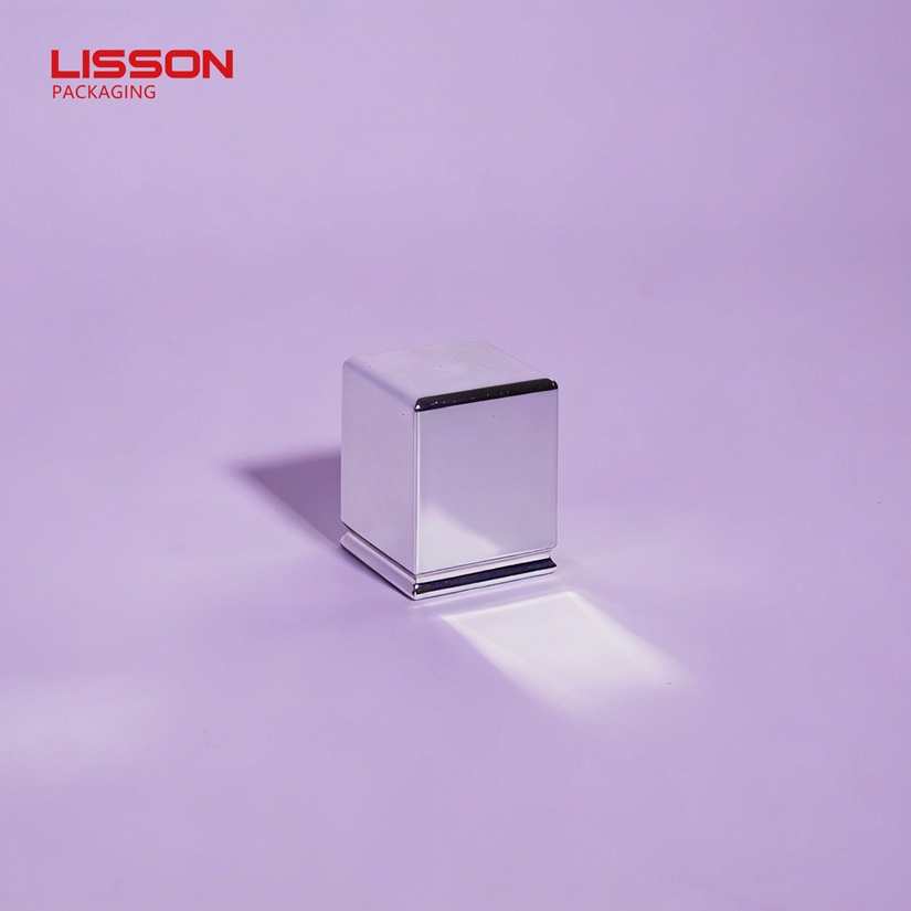 Glossy Silver Grey ABS Screw Cap