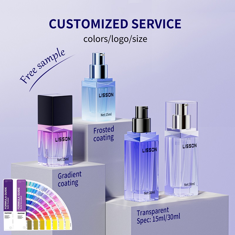 Diamond Shoulder Glass Bottle