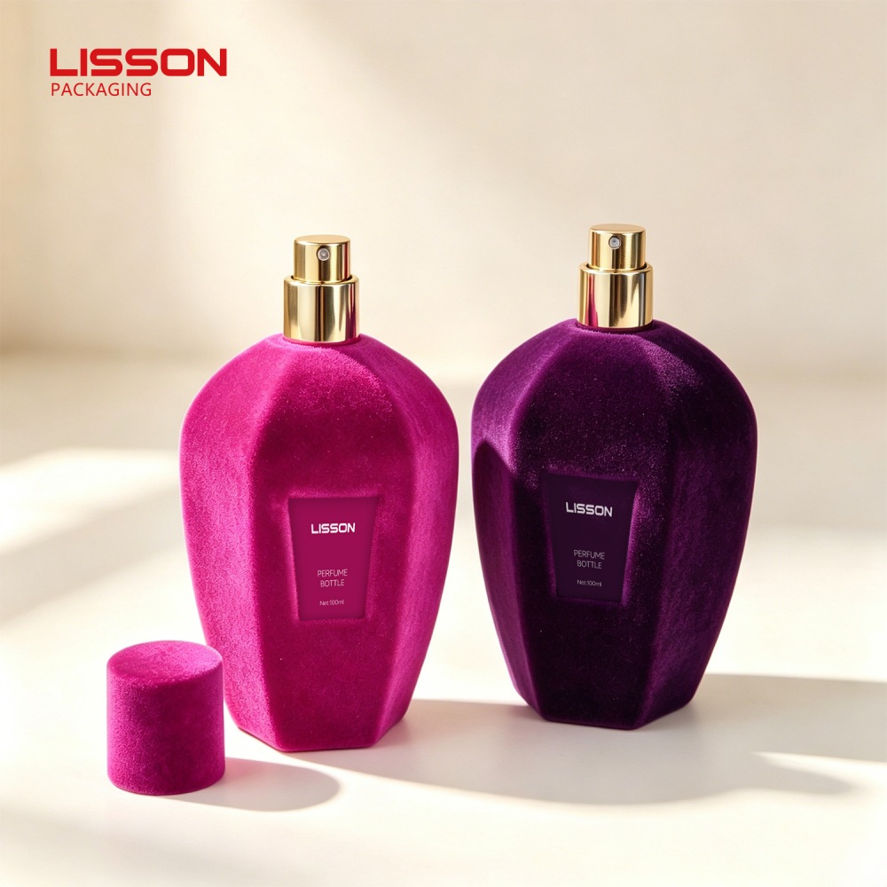 Luxury Flocked Glass Fragrance Bottle